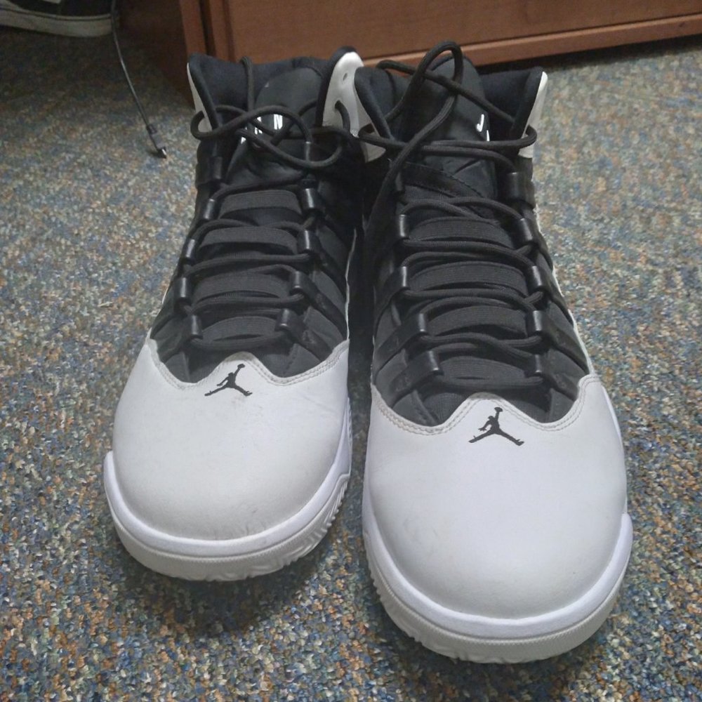 White and Black Men's Jordans